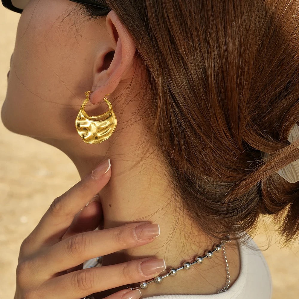 
                  
                    Boho & Mala Pearl Stainless Steel Gold Plated Stud Earrings
                  
                