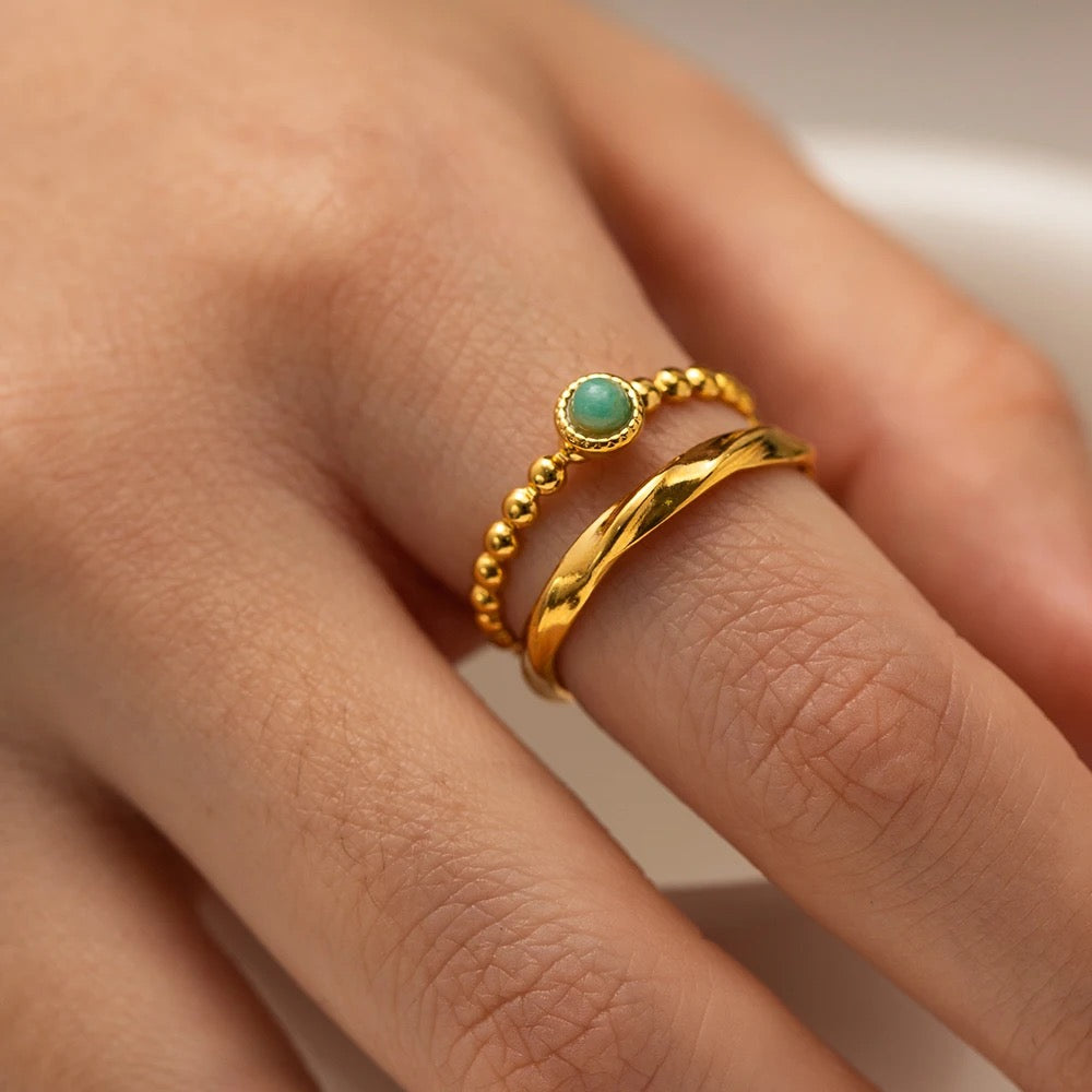 
                  
                    Boho & Mala 18k Gold Ring (adjustable)
                  
                