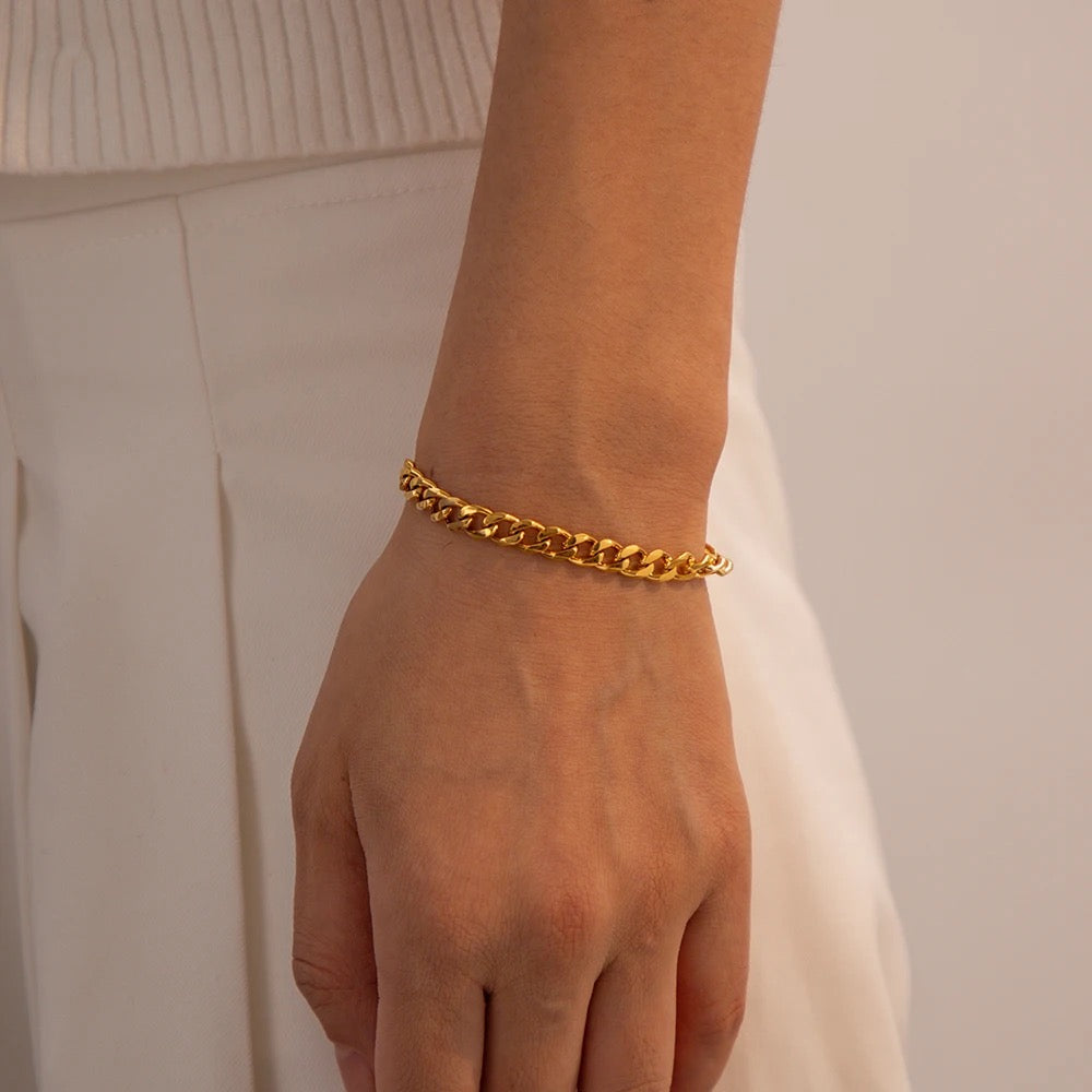 
                  
                    Boho & Mala 18k Gold Plated Stainless Steel Bracelet
                  
                