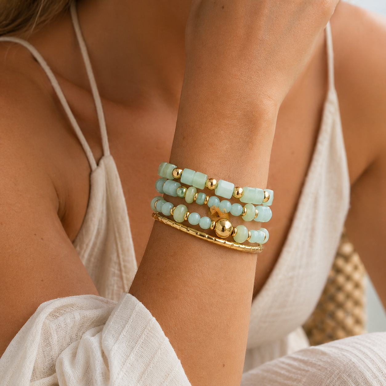 
                  
                    Aqua Serenity Bracelet Stack (3)
                  
                