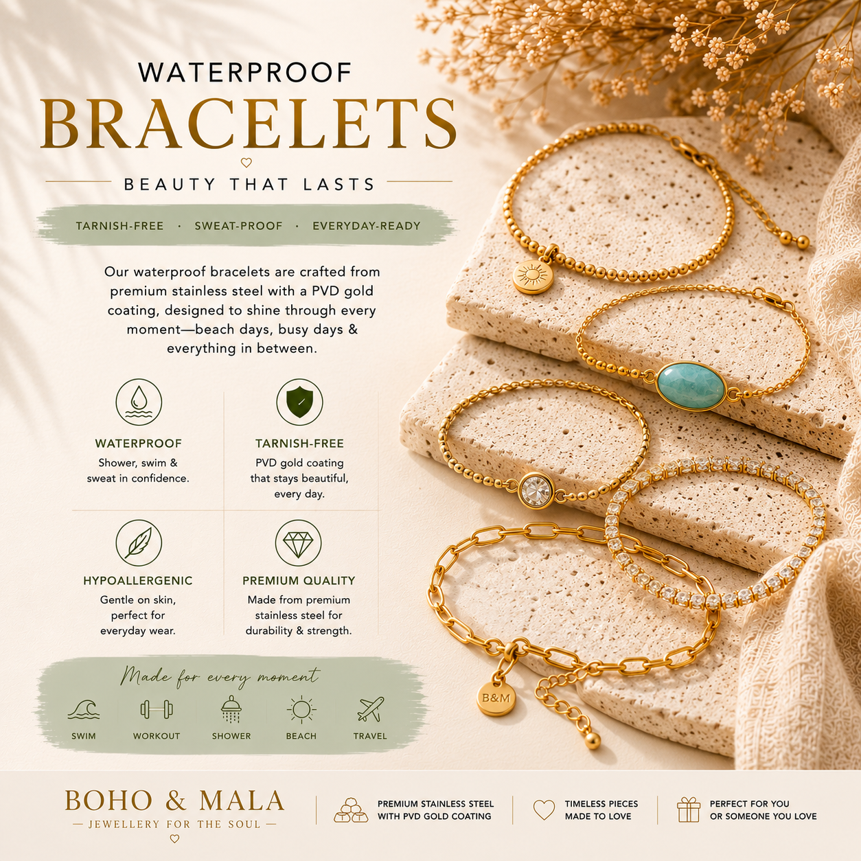 Waterproof Bracelets