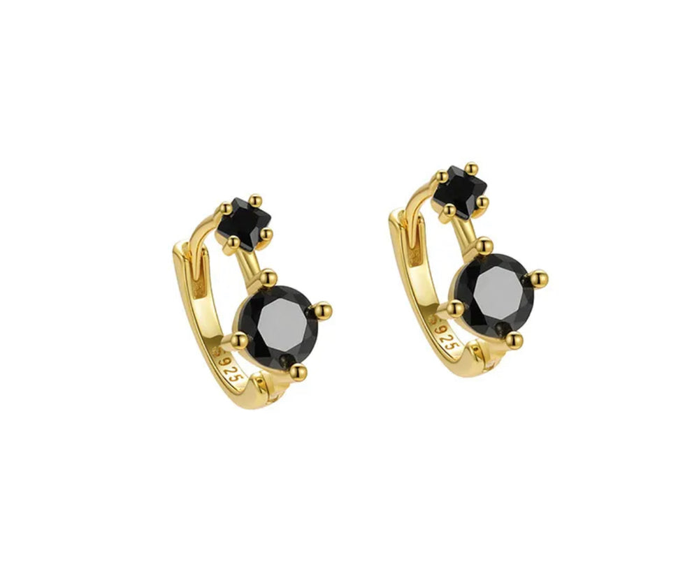 
                  
                    Boho & Mala Huggies 18k Gold Plated Multi Hoop Earrings DE100031
                  
                