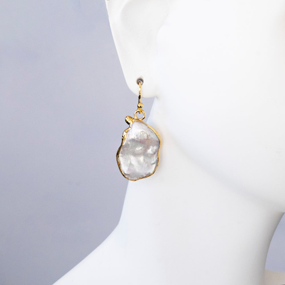 
                  
                    Boho & Mala Freshwater Pearl Gold Plated Drop Earrings 
                  
                