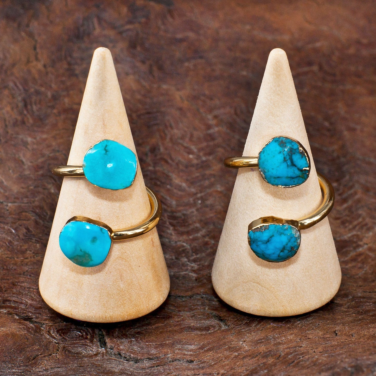 Turquoise Rings at Boho & Mala