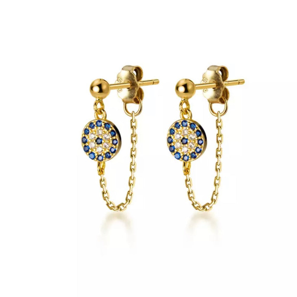 
                  
                    Boho & Mala 18k Gold Plated Stud Earrings | Dainty Earrings
                  
                