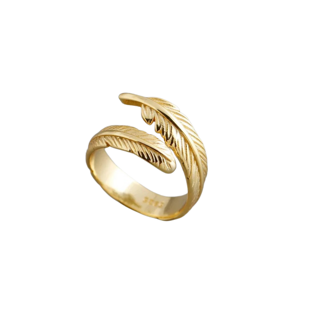 18k Gold Plated Ring - Adjustable | Boho & Mala