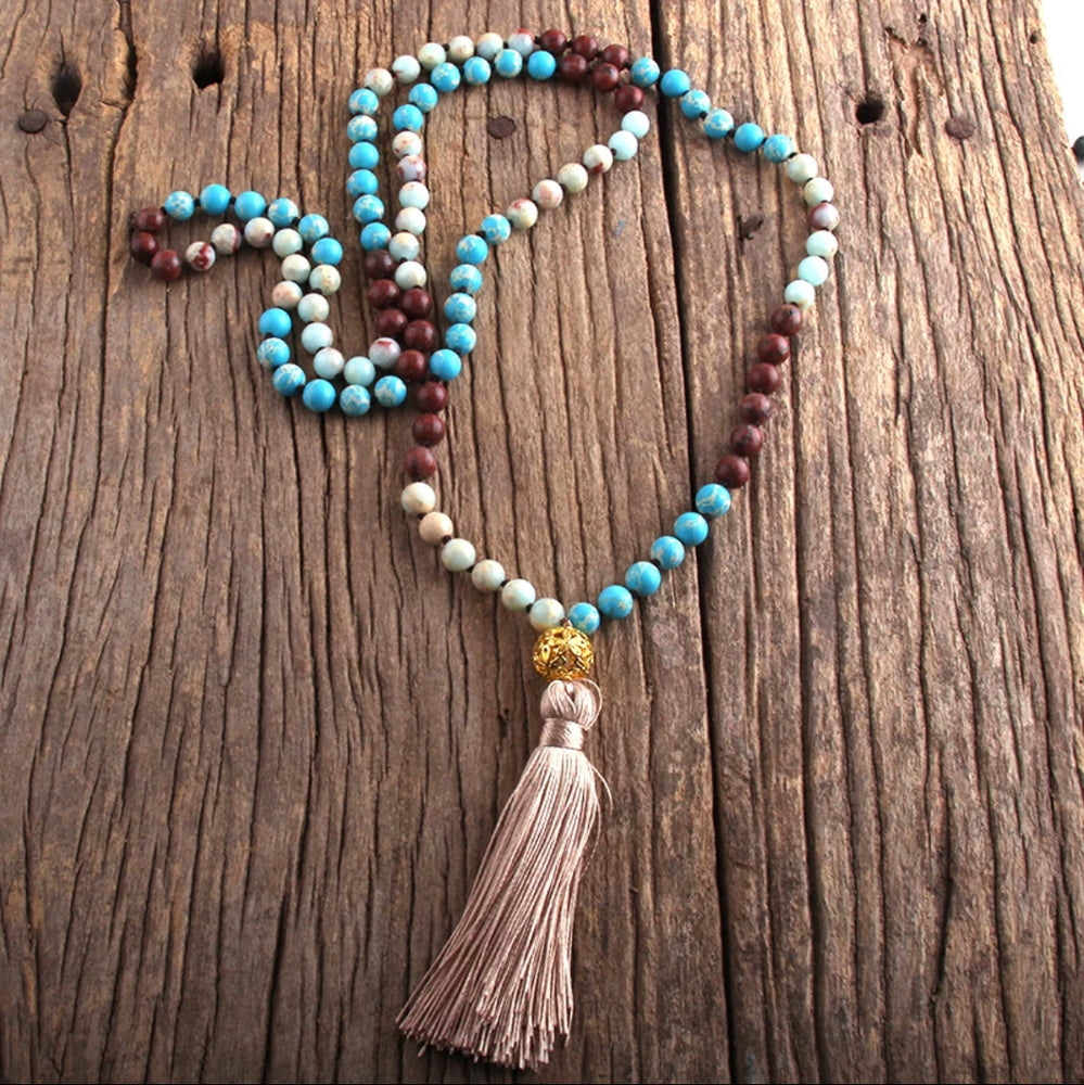 Boho & Mala | Tribal Mala 108 Meditation Necklace