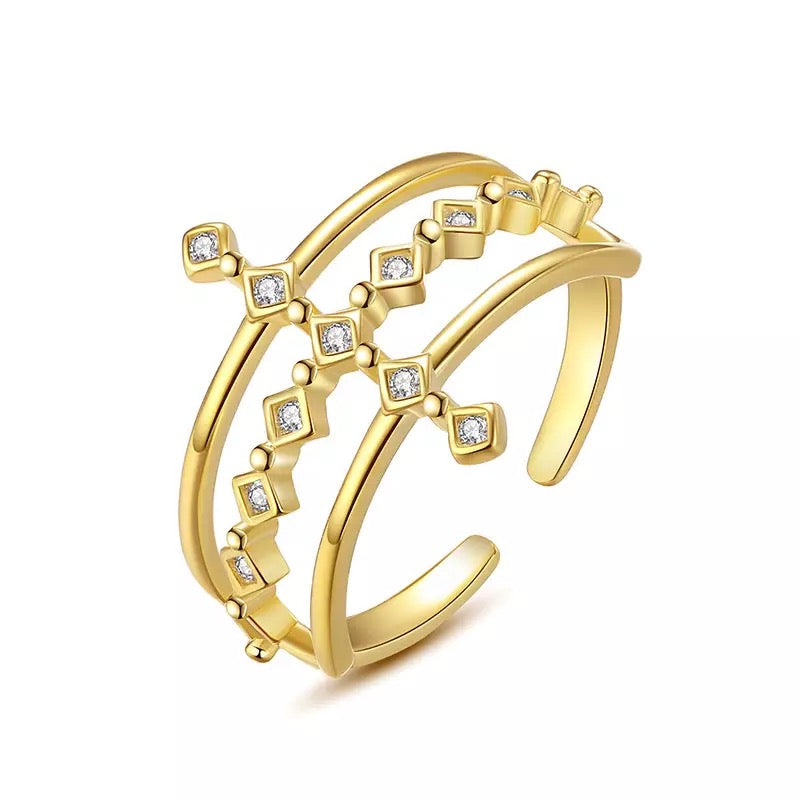 Boho & Mala | 18k Gold Ring - Adjustable 