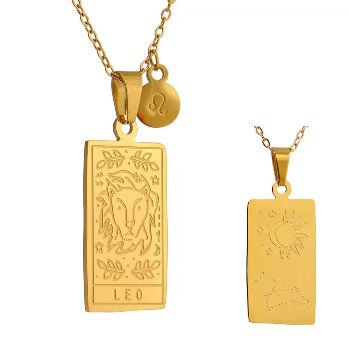 
                  
                    Leo Horoscope Necklace - Star Sign Pendant | Boho & Mala
                  
                
