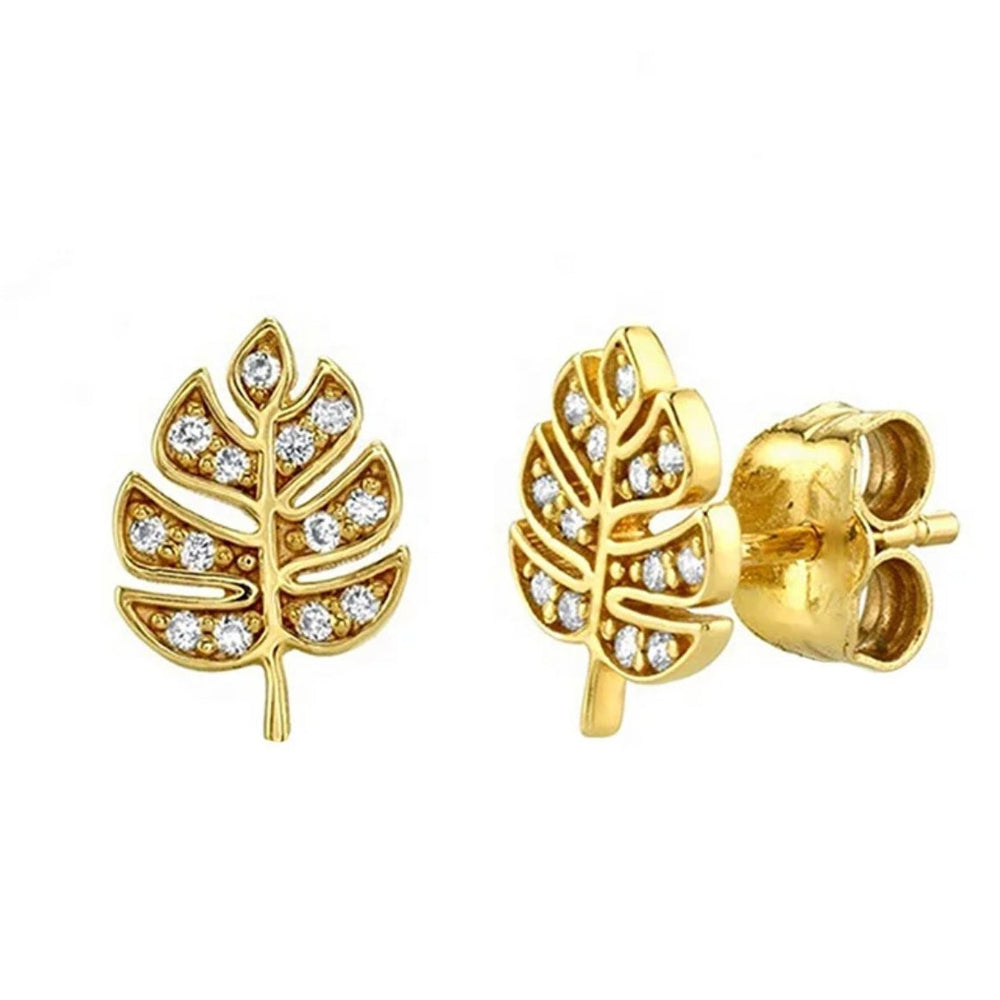 Dainty Earrings - Boho & Mala 18k Gold Plated Stud Earrings 