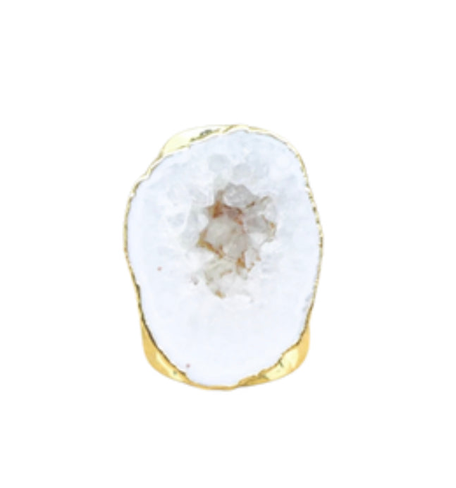 
                  
                    White Quartz Rings at Boho & Mala
                  
                