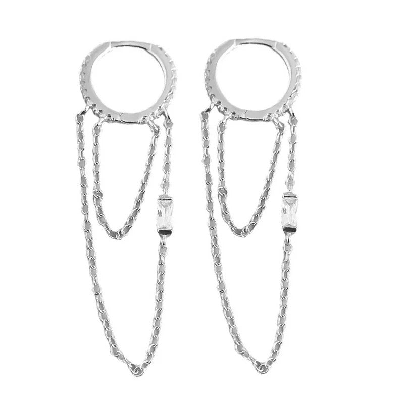 Huggies Sterling Silver Hoop Earrings | Boho & Mala