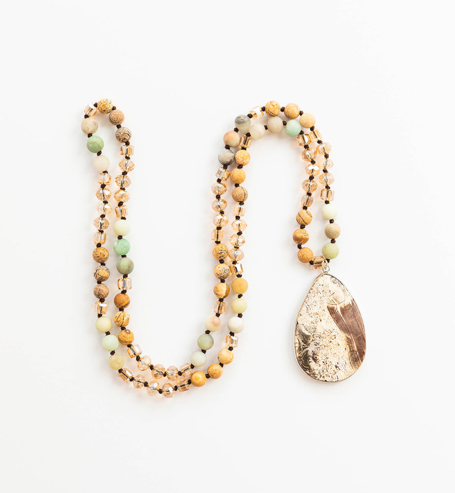 
                  
                    Tribal Necklaces - Brown Agate | Boho & Mala
                  
                