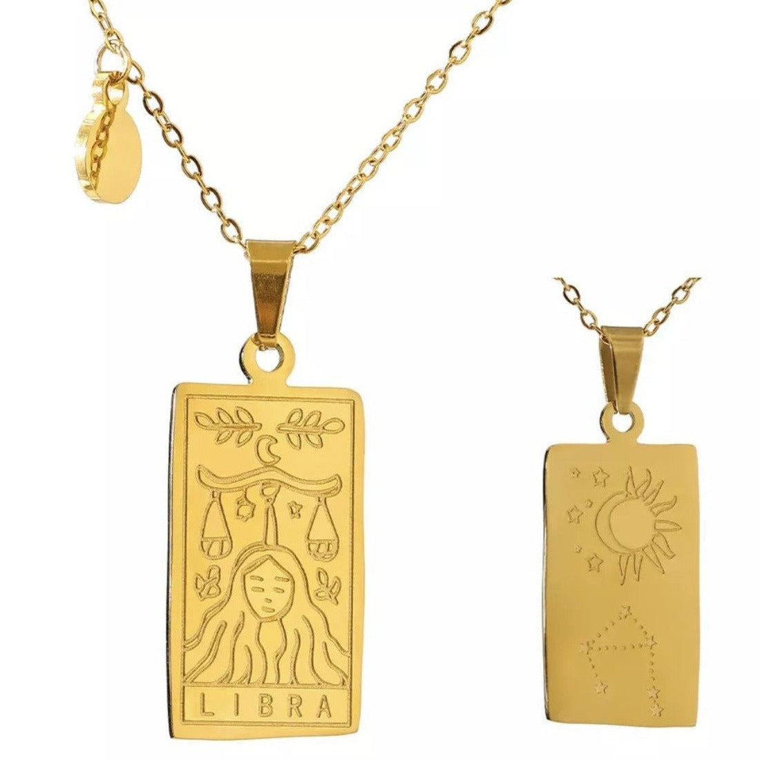 Libra Horoscope Necklace - Star Sign Pendant | Boho & Mala