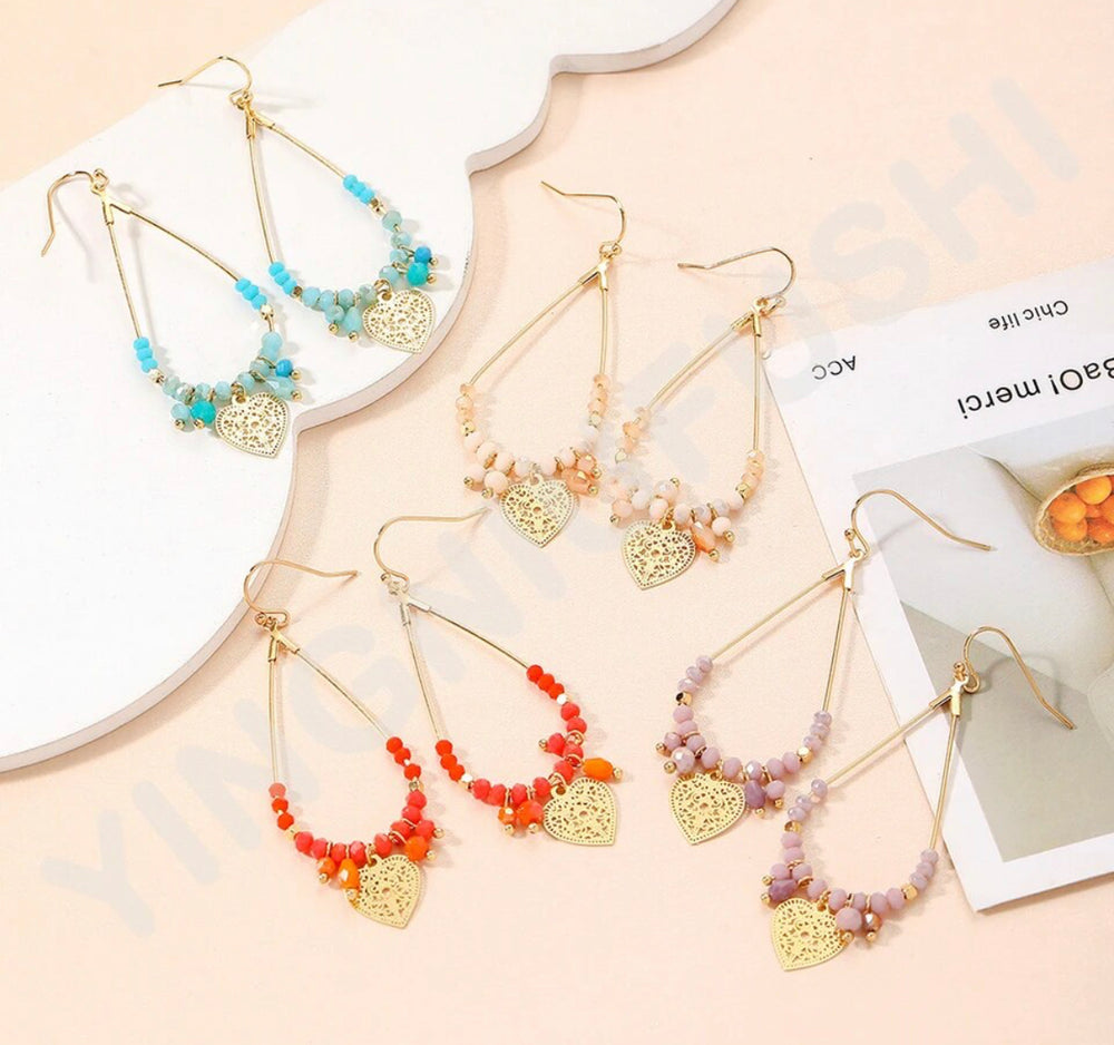 
                  
                    Boho & Mala Light Purple Mix Crystal Drop Light Earrings
                  
                