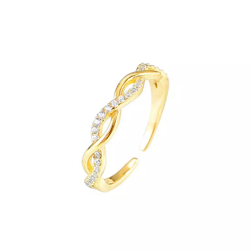18k Gold Plated Ring - adjustable | Boho & Mala 