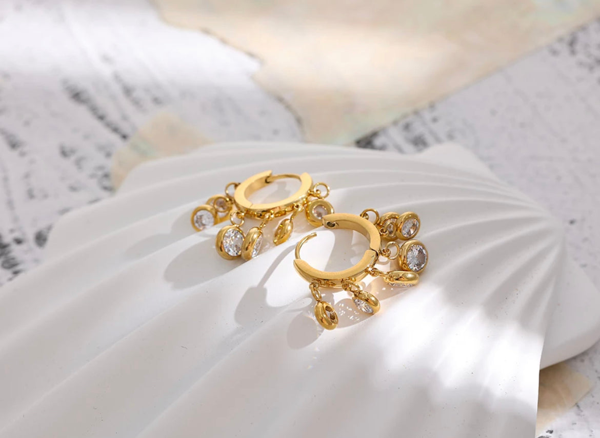 
                  
                    Boho & Mala 18k Gold Plated Earrings
                  
                