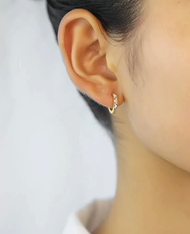 
                  
                    Boho & Mala Huggies 18k Gold Plated Hoop Earrings DE100067
                  
                