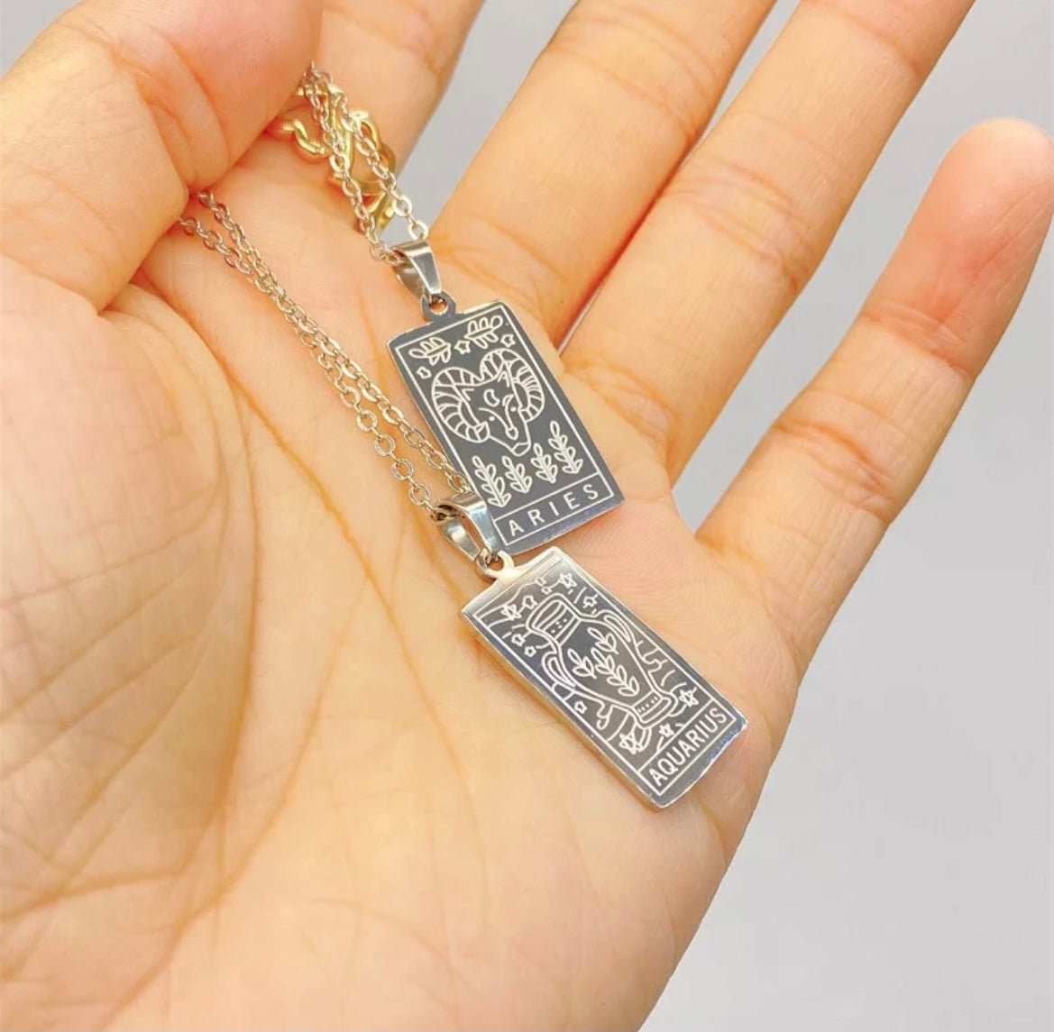 Cancer Star Sign Necklace at Boho & Mala 