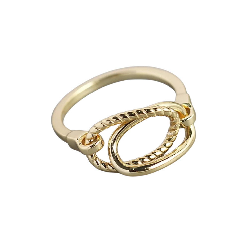 18k Gold Plated Ring - Adjustable | Boho & Mala 