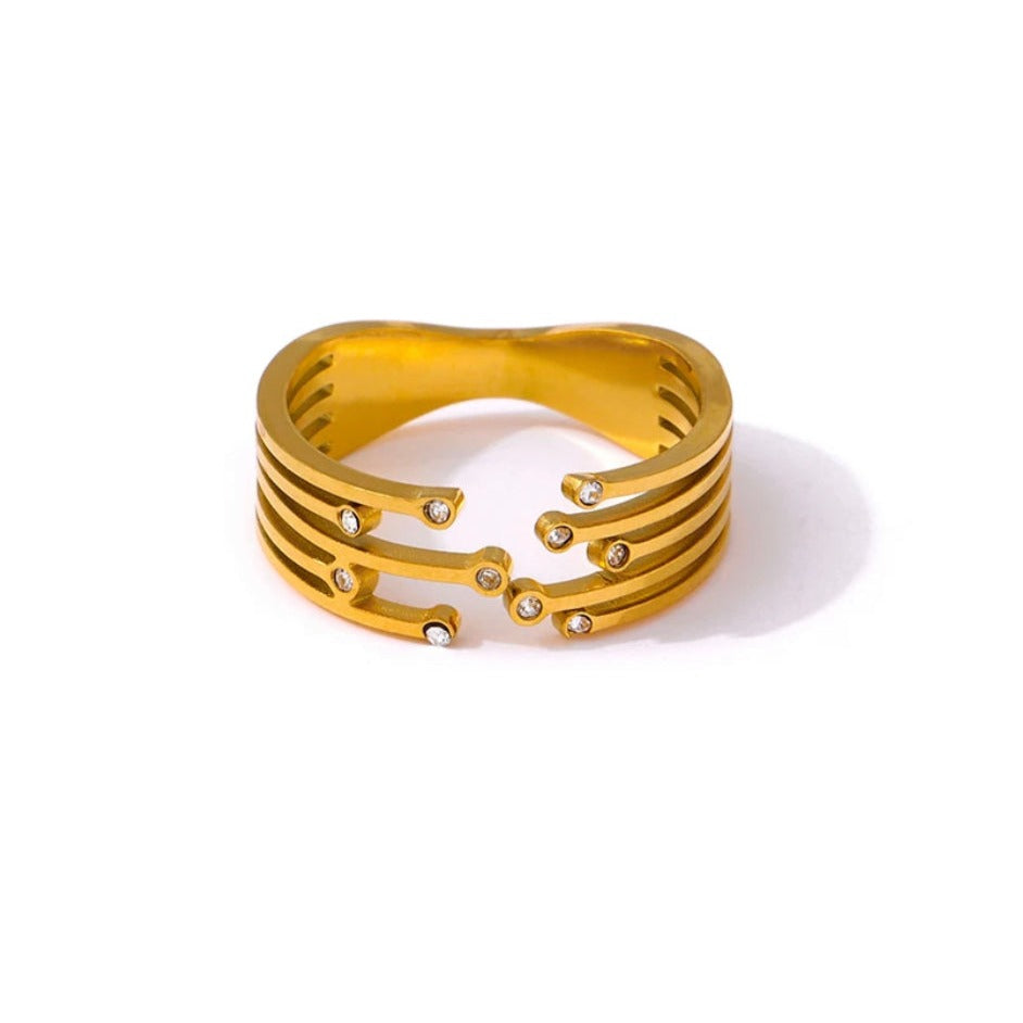 
                  
                    Boho & Mala Gold Ring (size 7)
                  
                