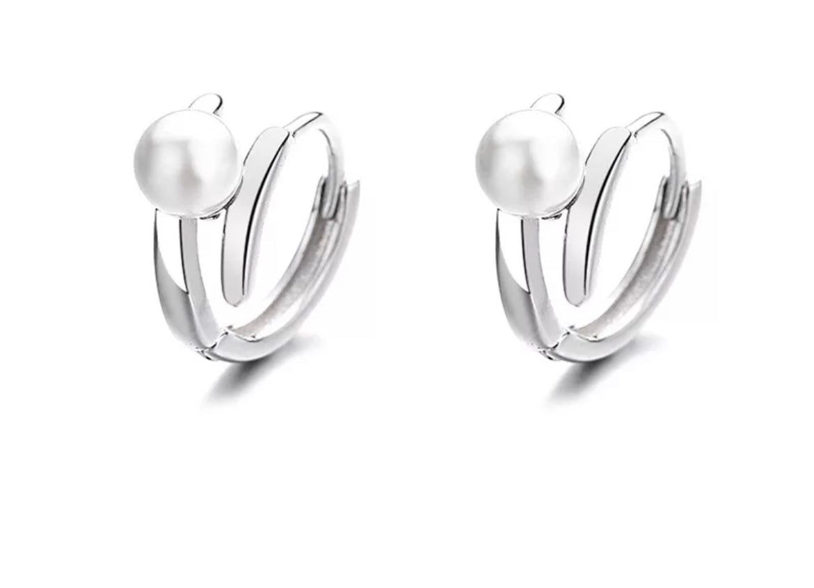 
                  
                    Boho & Mala Natural Freshwater Pearl Sterling Silver Drop Earrings DE100061
                  
                
